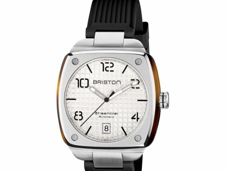 Men s Watch Briston 23640.S.T.2.RB White Black For Cheap