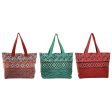 Women s Handbag Home ESPRIT Red Green Coral 55 x 14 x 35 cm (3 Units) Cheap