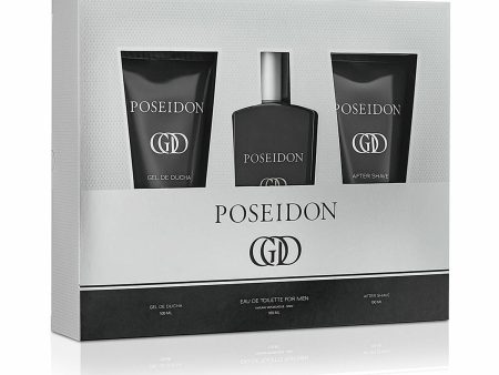 Men s Perfume Set Poseidon POSEIDON GOD EDT 3 Pieces Sale