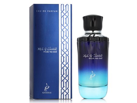 Unisex Perfume Khadlaj Musk Wa Oud EDP 100 ml Hot on Sale