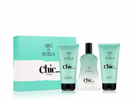 Women s Perfume Set Aire Sevilla AIRE DE SEVILLA CHIC... EDT 3 Pieces For Discount