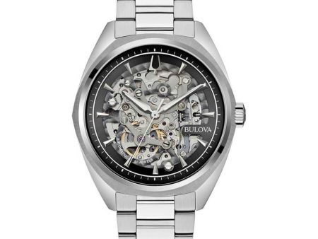 Men s Watch Bulova 96A293 Silver For Cheap