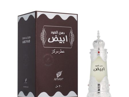 Fragrance oil Afnan Dehn Al Oudh Abiyad 20 ml Hot on Sale