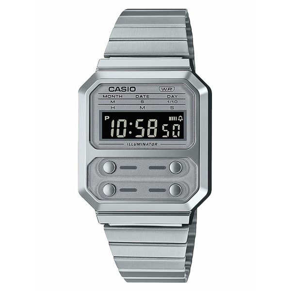 Men s Watch Casio A100WE-7BEF (Ø 33 mm) on Sale