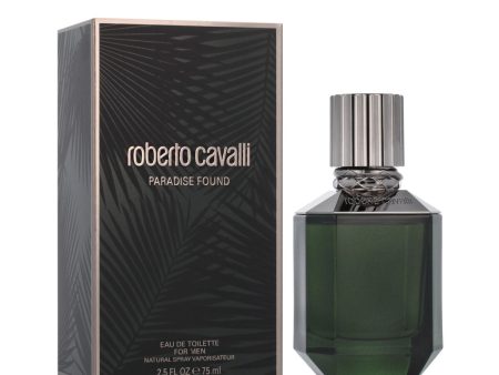 Men s Perfume Roberto Cavalli Paradise Found For Men EDT EDT 75 ml Supply